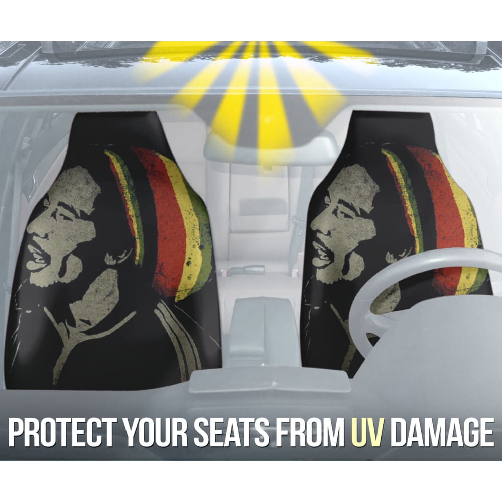 Bob Marley One Love Jamaica Reggae Car Seat Covers Custom