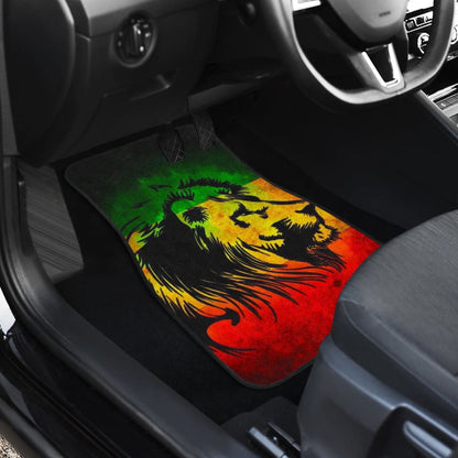 Amazing Gift Ideas Reggae Rasta Lion Car Floor Mats Custom
