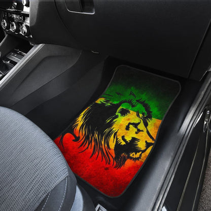 Amazing Gift Ideas Reggae Rasta Lion Car Floor Mats Custom