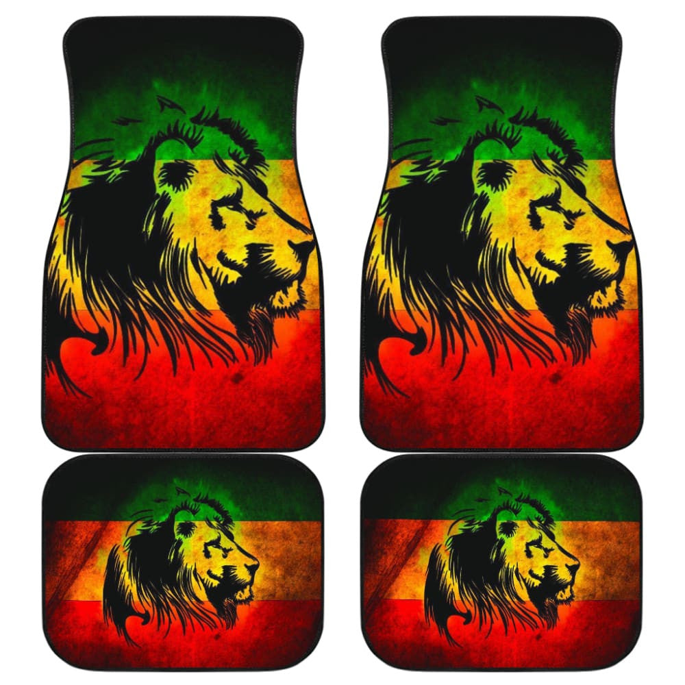 Amazing Gift Ideas Reggae Rasta Lion Car Floor Mats Custom