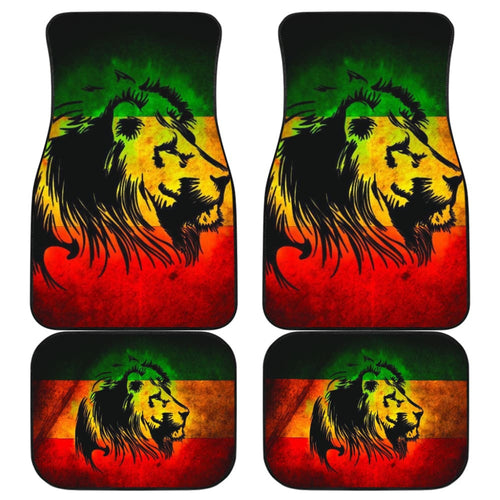 Amazing Gift Ideas Reggae Rasta Lion Car Floor Mats Custom