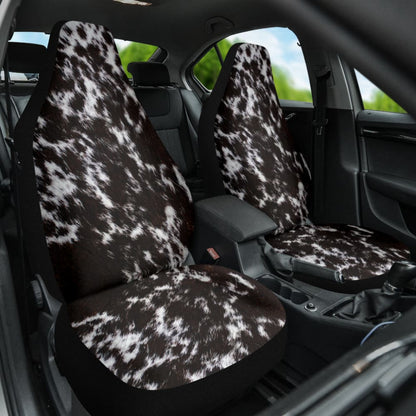 Amazing Best Gift Brown Cowhide Print Car Seat Covers Custom