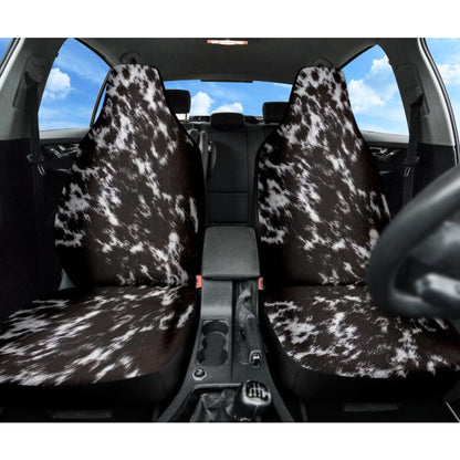 Amazing Best Gift Brown Cowhide Print Car Seat Covers Custom