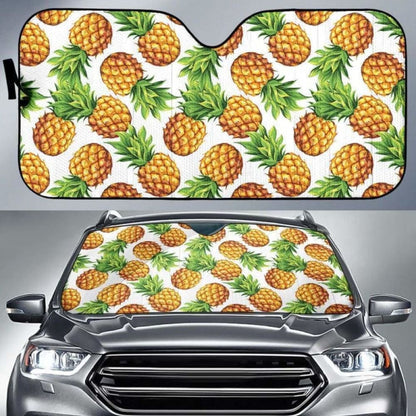Pineapples Design Pattern Car Auto Sun Shades