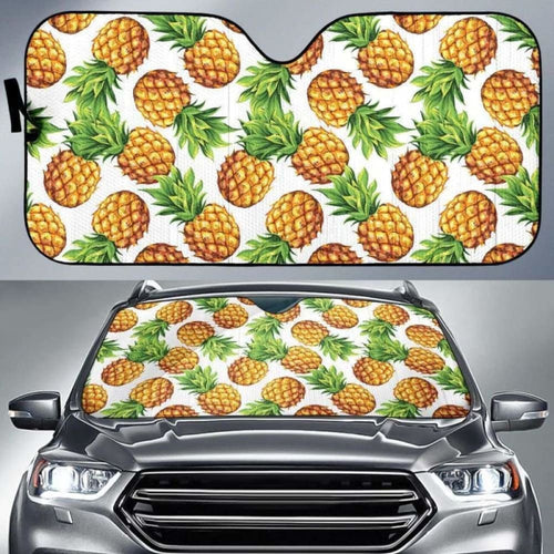 Pineapples Design Pattern Car Auto Sun Shades