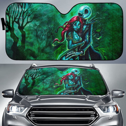 Nightmare Before Christmas Car Auto Sun Shades Jack & Sally
