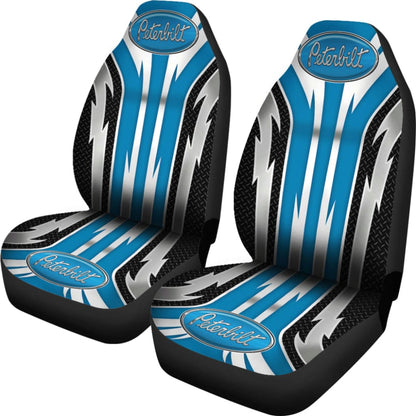 Cyan Peterbilt Car Seat Covers