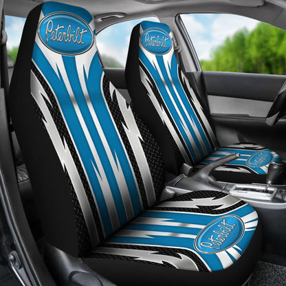 Cyan Peterbilt Car Seat Covers
