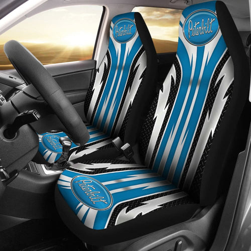 Cyan Peterbilt Car Seat Covers