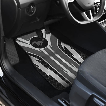 Grey Mustang Car Floor Mats