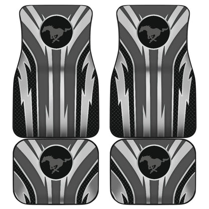 Grey Mustang Car Floor Mats