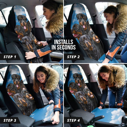 Rottweiler Funny Team Best Gift Idea Car Seat Covers