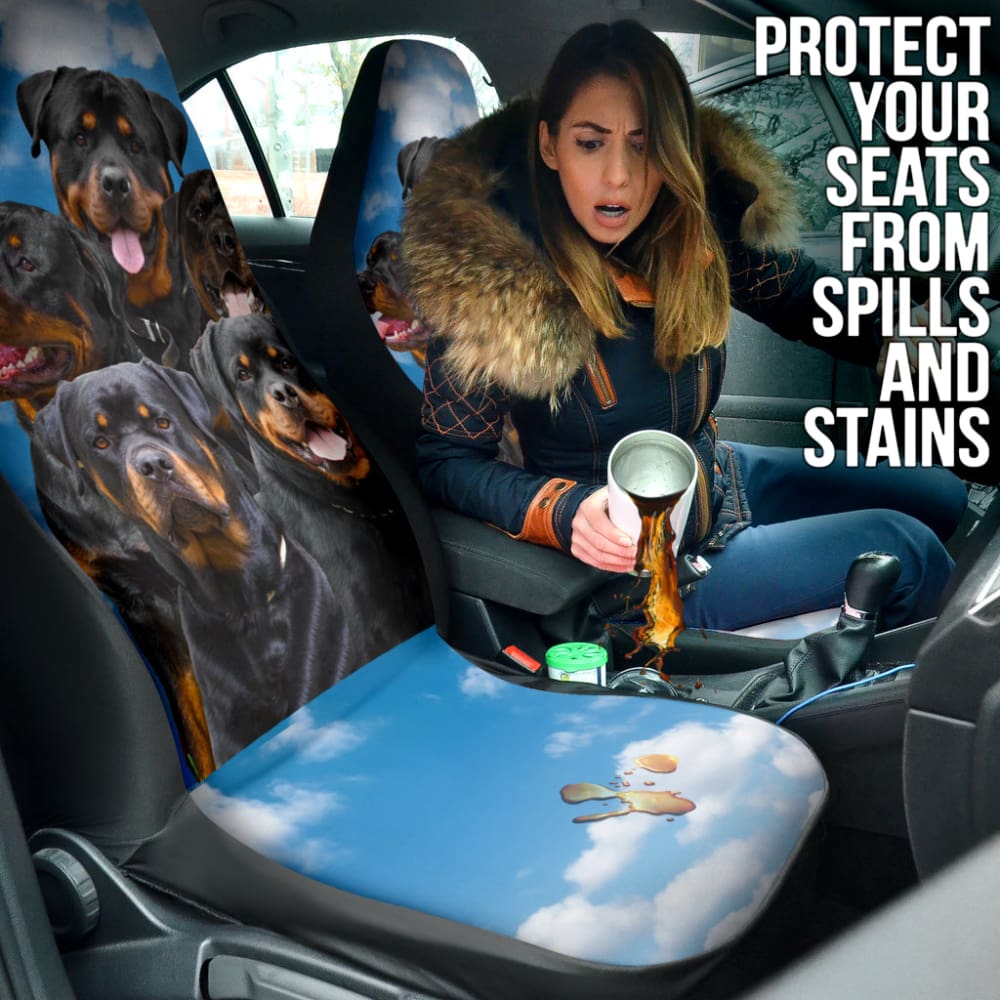 Rottweiler Funny Team Best Gift Idea Car Seat Covers