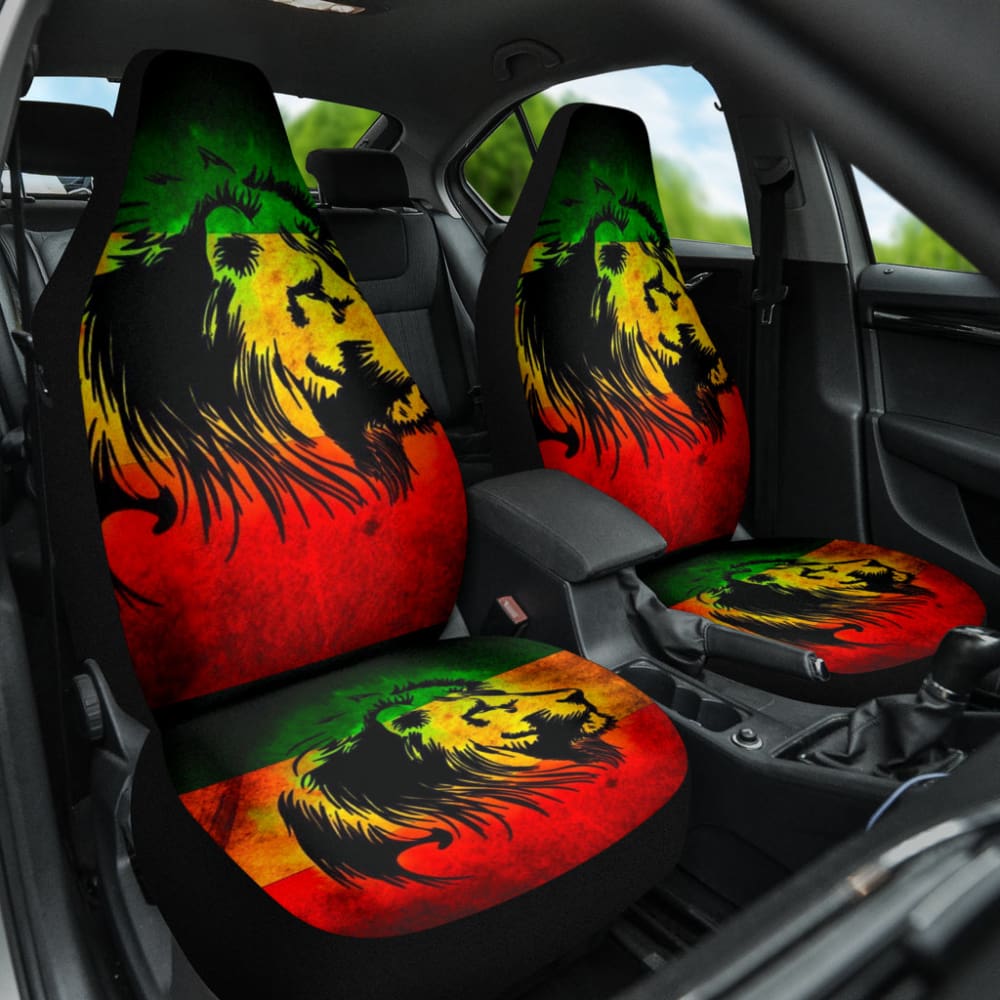 Amazing Gift Ideas Reggae Rasta Lion Car Seat Covers Custom