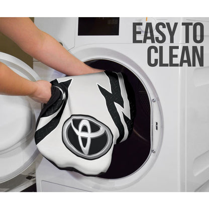 White And Black Toyota Amazing Style Car Seat Covers Custom