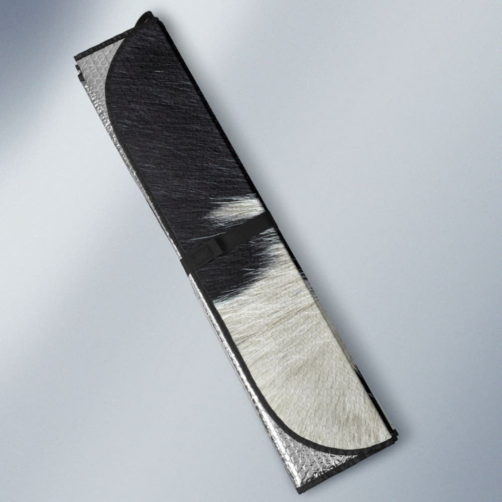 Amazing Best Gift Black And White Cowhide Print Car Auto Sun Shades Custom