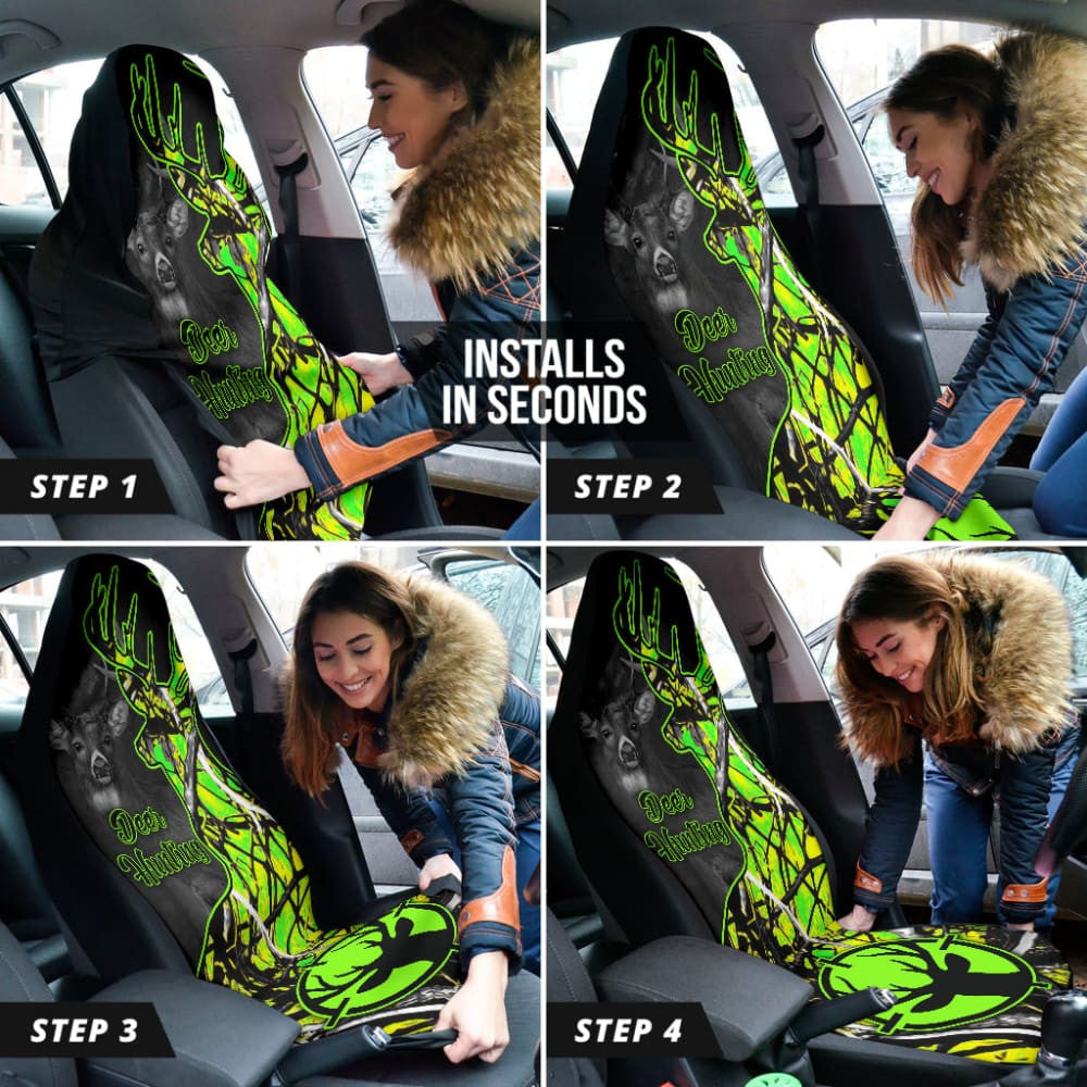 Deer Hunting Muddy Girl Toxic Car Seat Covers Custom