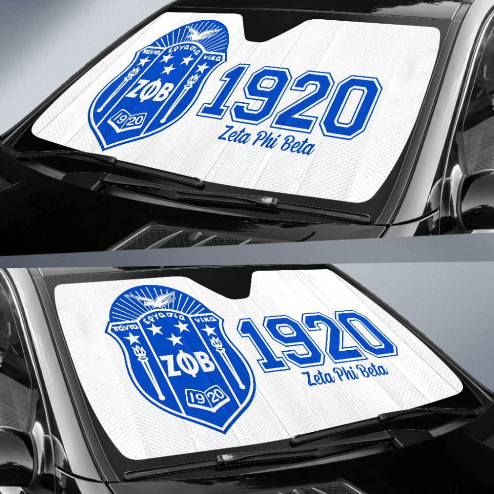 Zeta Phi Beta Custom Car Interior Decor Car Auto Sun Shades