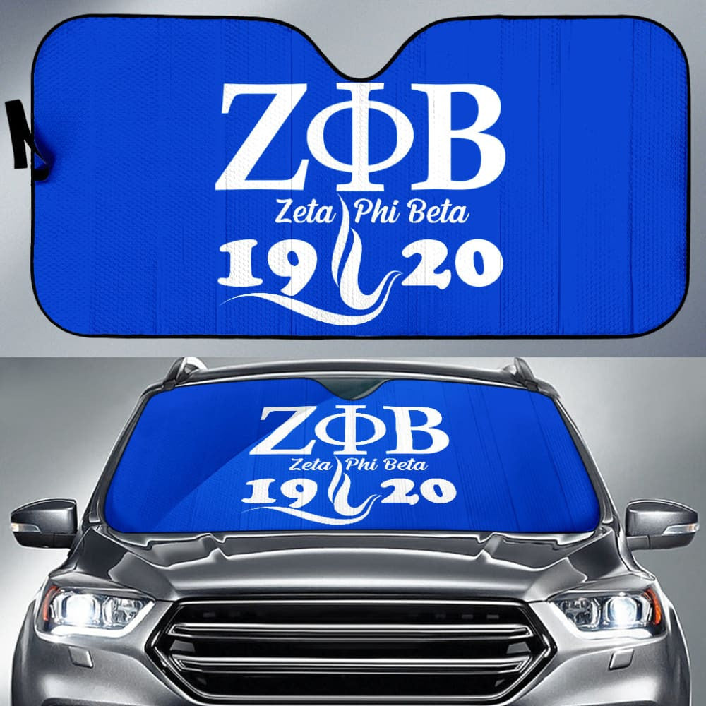Zeta Phi Beta Custom Car Accessories Car Auto Sun Shades