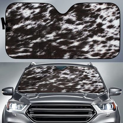 Amazing Best Gift Brown Cowhide Print Car Auto Sun Shades Custom