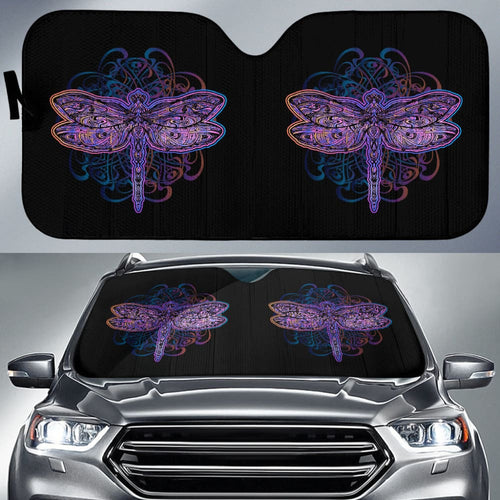 Amazing Mandala Dragonfly Car Auto Sun Shades
