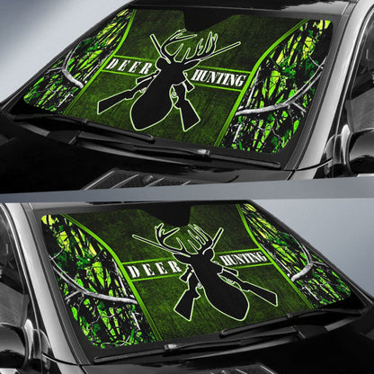 Deer Hunting Muddy Girl Toxic Car Auto Sun Shades Custom