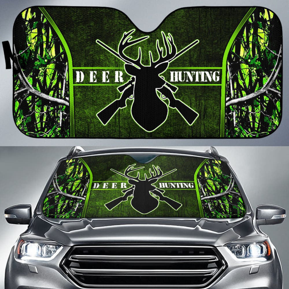 Deer Hunting Muddy Girl Toxic Car Auto Sun Shades Custom