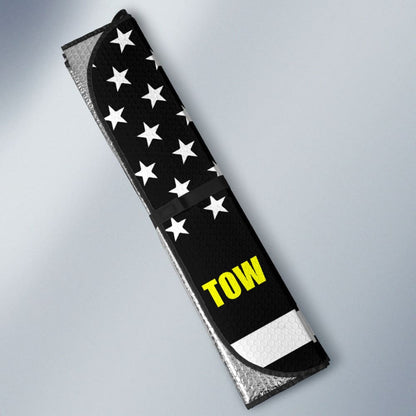 Tow Lives Matter Thin Yellow Line Car Auto Sun Shades