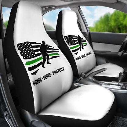 American Flag Military Patriotic Car Seats Covers