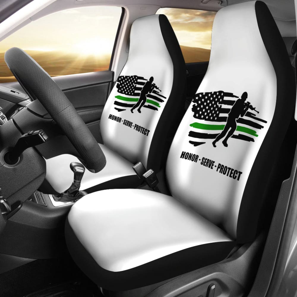American Flag Military Patriotic Car Seats Covers