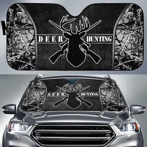 Deer Hunting Muddy Girl Harvest Moon Car Auto Sun Shades Custom