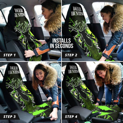 Deer Hunting Muddy Girl Toxic Car Seat Covers Custom