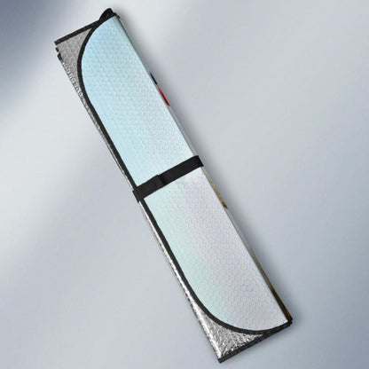 Parrots Pair Red Beak Car Sun Shade