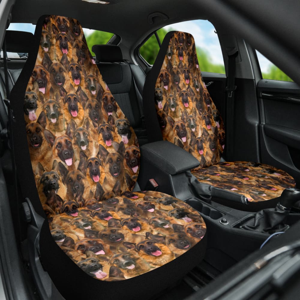 Malinois Dog Print Car Seat Covers