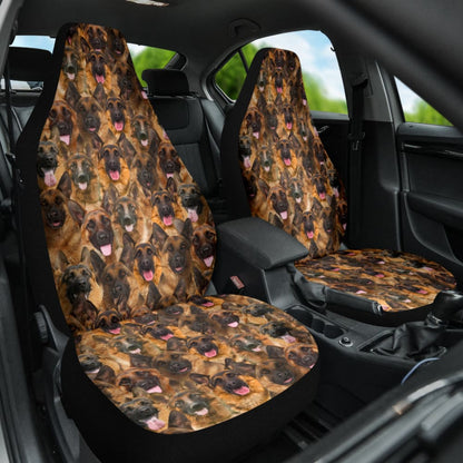 Malinois Dog Print Car Seat Covers