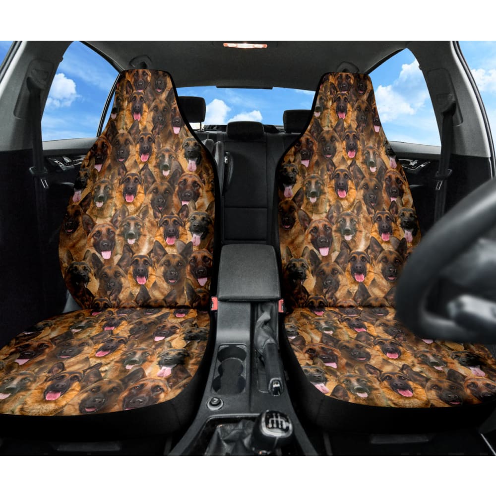 Malinois Dog Print Car Seat Covers