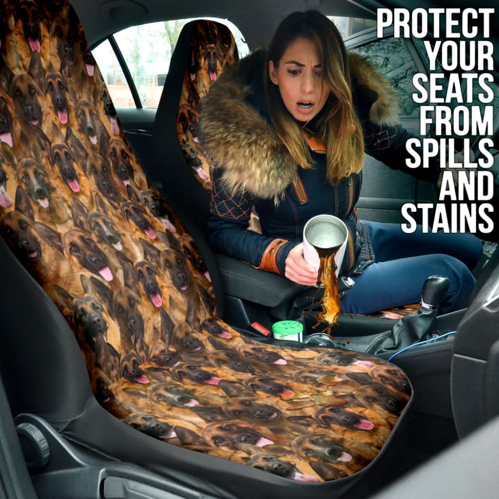 Malinois Dog Print Car Seat Covers