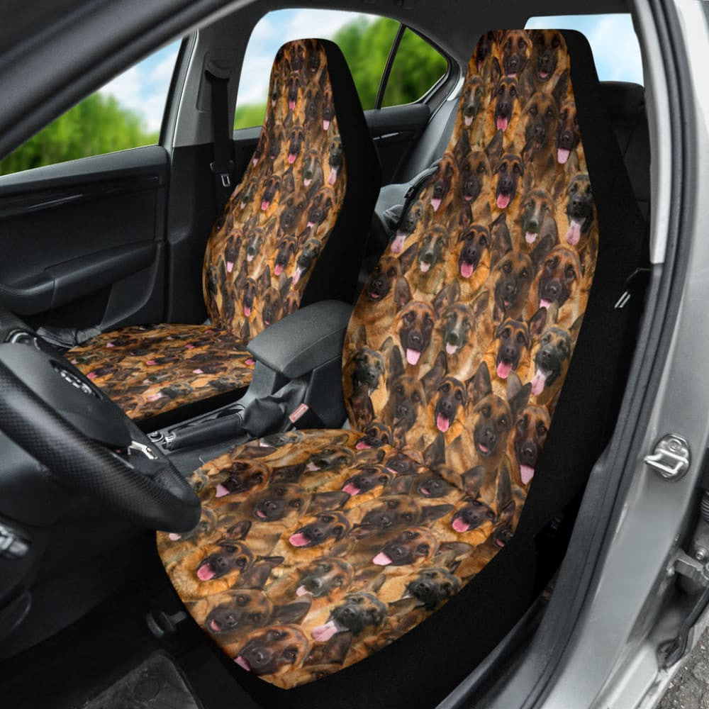 Malinois Dog Print Car Seat Covers