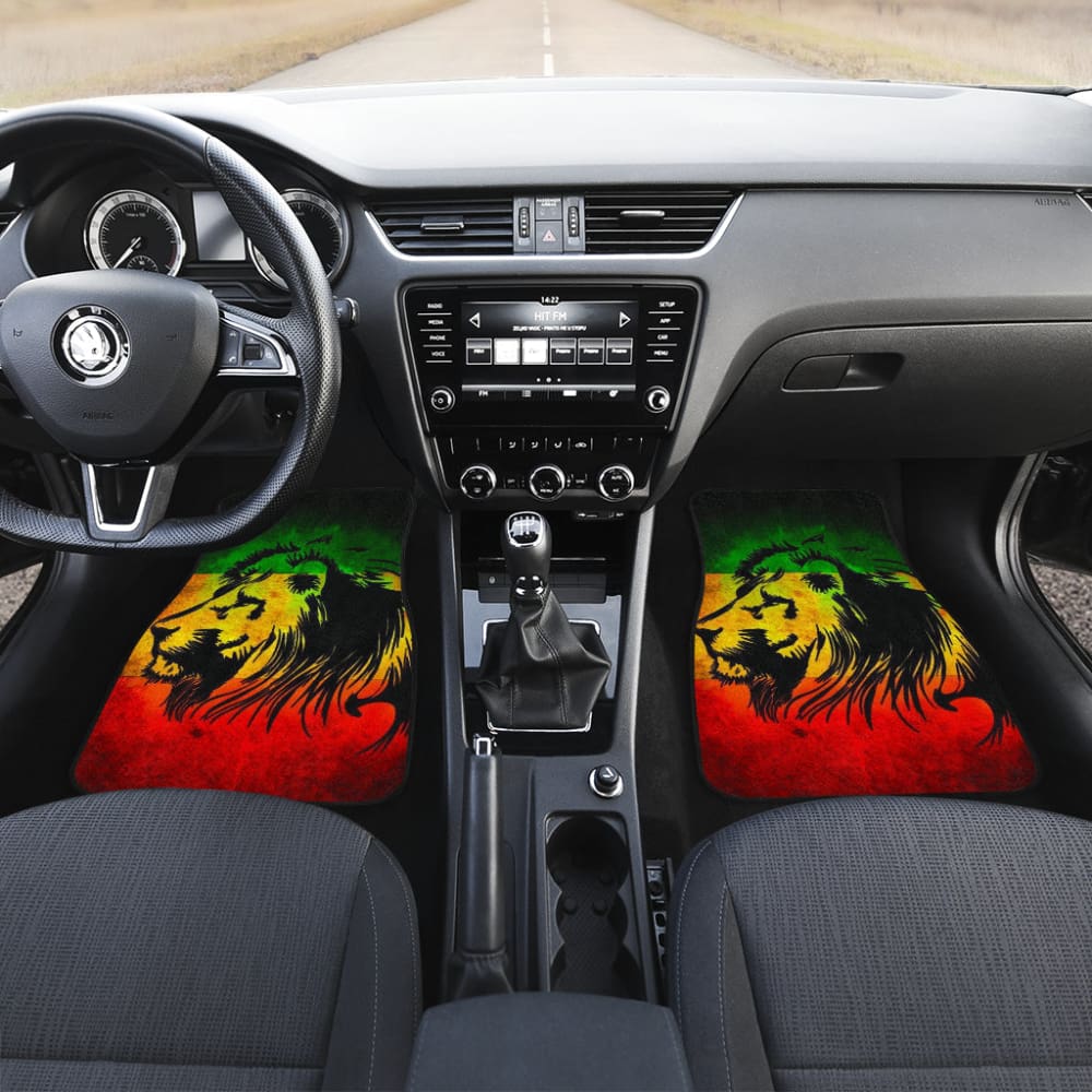 Amazing Gift Ideas Reggae Rasta Lion Car Floor Mats Custom