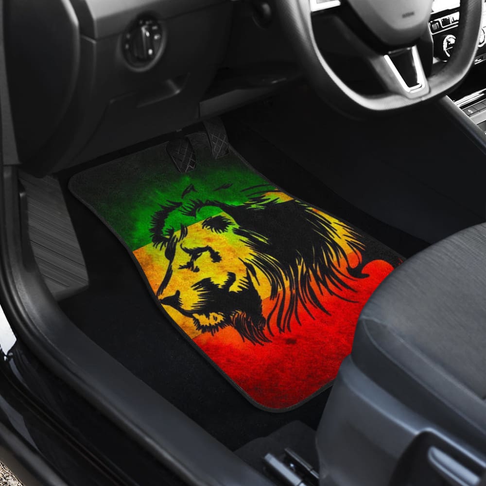 Amazing Gift Ideas Reggae Rasta Lion Car Floor Mats Custom