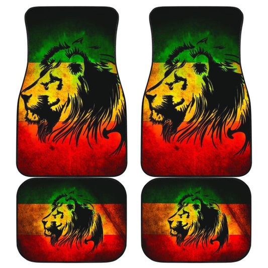 Amazing Gift Ideas Reggae Rasta Lion Car Floor Mats Custom