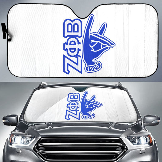 Custom Print Automobiles Car Auto Sun Shades Zeta Phi Beta