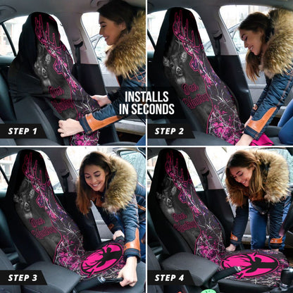 Deer Hunting Muddy Girl Car Seat Covers Custom