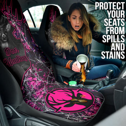 Deer Hunting Muddy Girl Car Seat Covers Custom