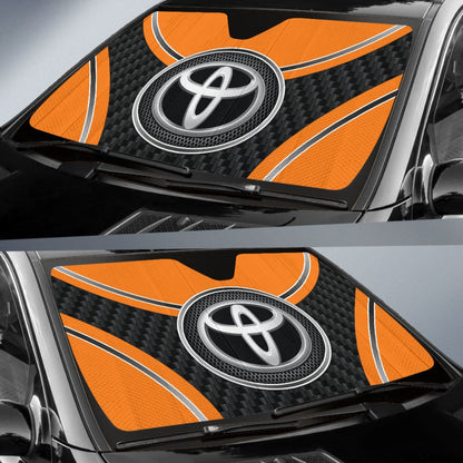 Orange Toyota Amazing Style Car Car Auto Sun Shades Custom