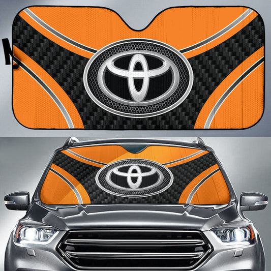 Orange Toyota Amazing Style Car Car Auto Sun Shades Custom