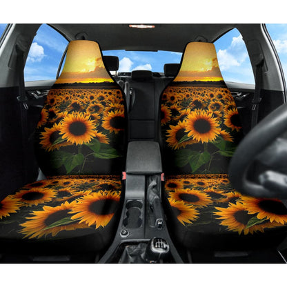 Amazing Sunflower Car Seat Covers