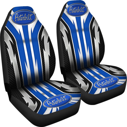 Blue Peterbilt Car Seat Covers