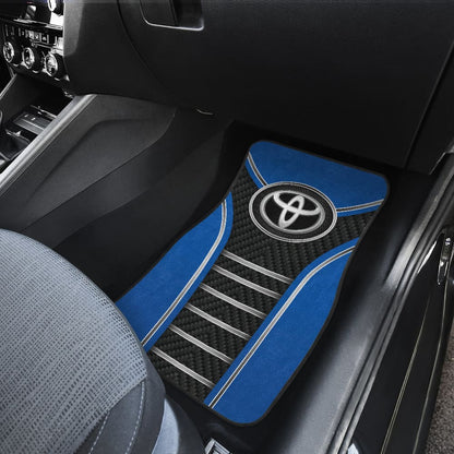 Blue Toyota Amazing Style Car Floor Mats Custom