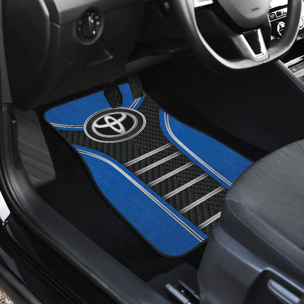Blue Toyota Amazing Style Car Floor Mats Custom